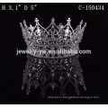 Мода металлический посеребренный полный круглый большой зрелище мальчики короны